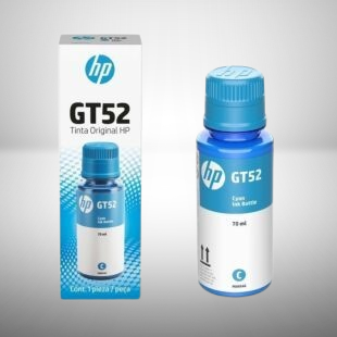 BOTELLA DE TINTA HP GT52 CIAN ORIGINAL